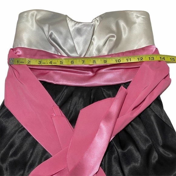 RUBY Rox Colorblock Strapless Mini Dress Size 3 - Picture 4 of 11